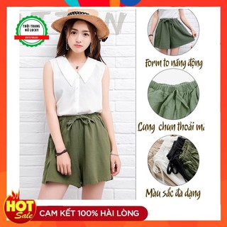 Quần soóc đũi mát lạnh❤freeship❤ mix siêu xinh