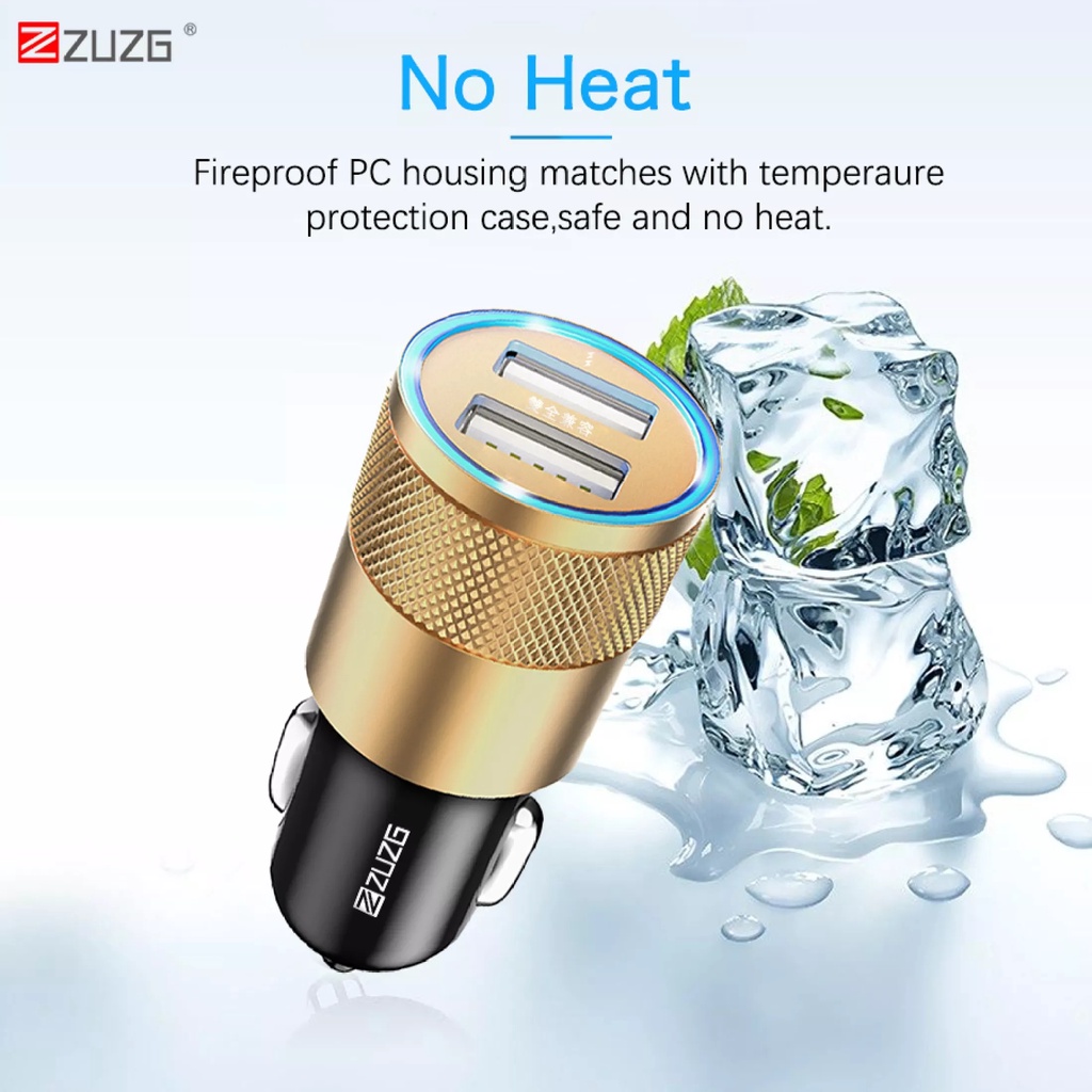 Tẩu sạc oto 35w chính hãng ZUZG - C02Q