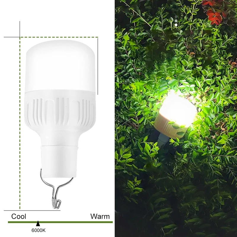 Đèn LED sạc USB 3 chế độ nhỏ gọn dùng khi đi cắm trại