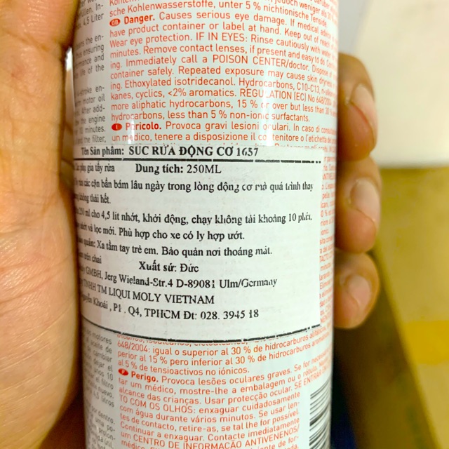 Phụ Gia Súc Rửa Động Cơ Liqui Moly Motorbike Engine Flush 250ML - 1657 Made in Germany - Samurai Sài Gòn.