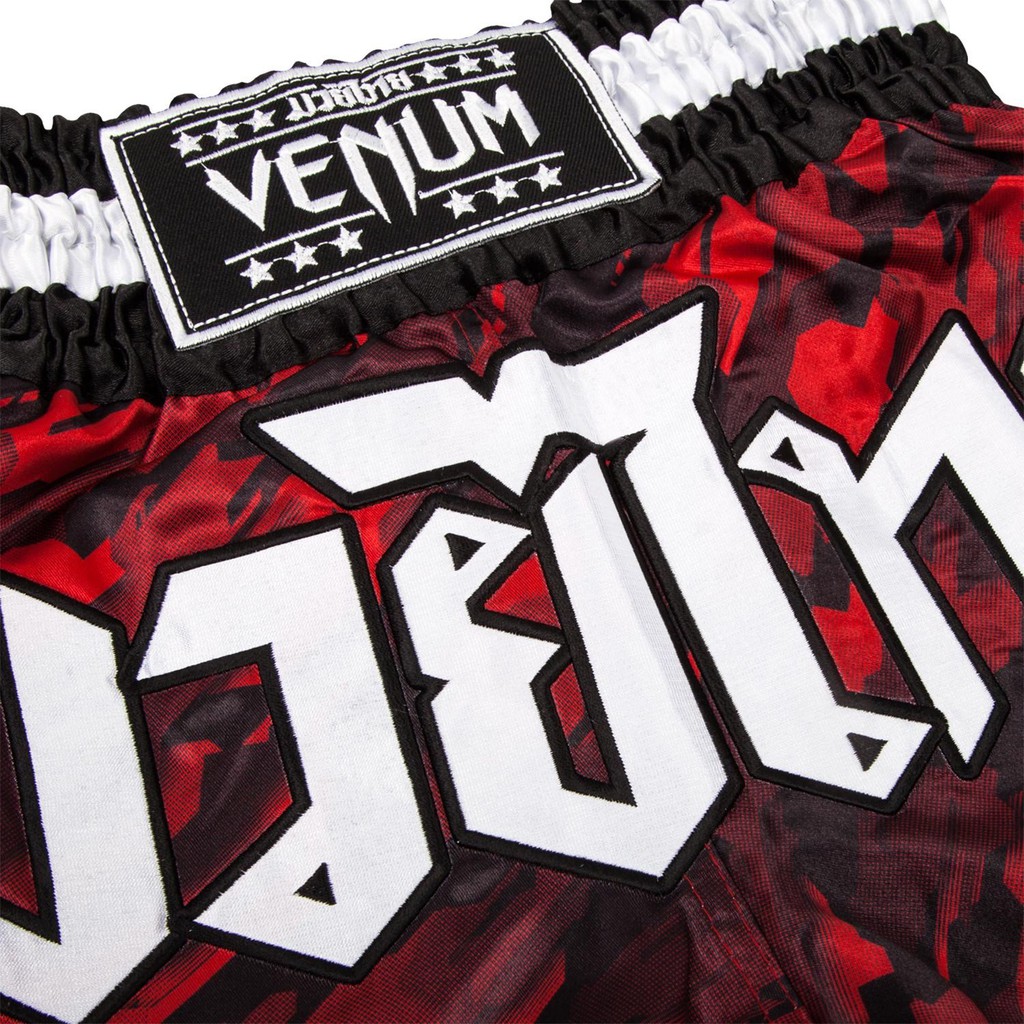 Quần Muay Thai Venum Tecmo - Red/Black