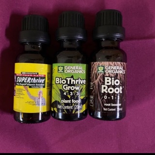 Bộ 3 Super thrive, bioroot, Bio thrive- lọ 20ml chuyên chăm sóc cho lan