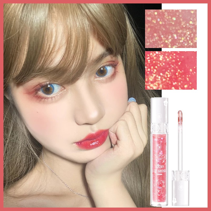 [HÀNG MỚI VỀ] Son bóng nhũ siêu hot OMGA Lucky Crystal Lip Gloss (OG18)