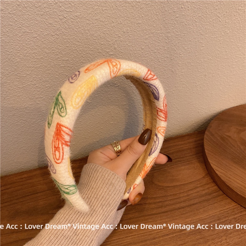 Cài Tóc Bản Rộng Hình Đầu Lâu Phong Cách Hàn Quốc Mới Cho Nữ