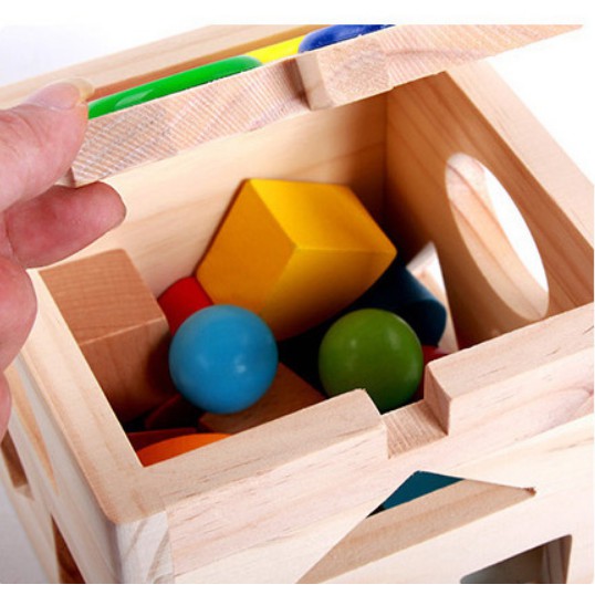 Đồ chơi hộp thả khối đập bóng đa năng cho bé