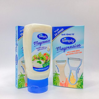 Sốt Mayonnaise Simply Chấm và Trộn 230g - Tôm Vàng