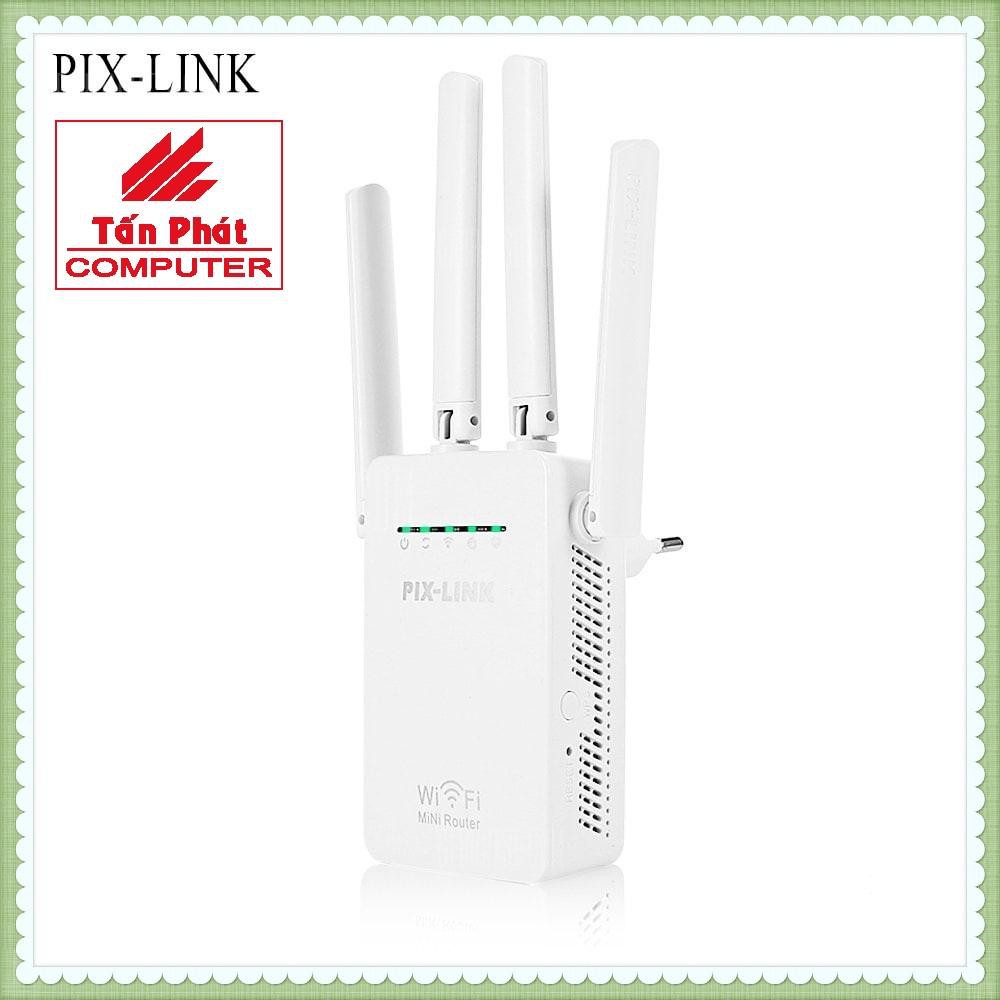 [Mã ELFLASH5 giảm 20K đơn 50K] Thiết Bị Kích Sóng Wifi Kiêm Chức Năng Router PIX-LINK WR09 Chuẩn Wireless-N