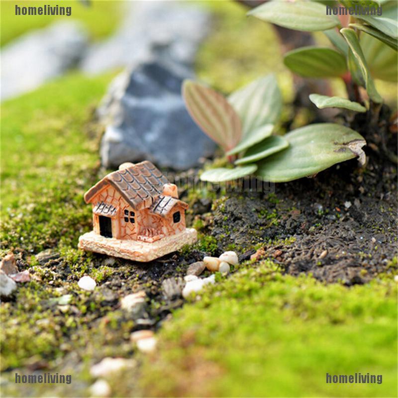 Set 3 Ngôi Nhà Nhỏ Trang Trí Sân Vườn