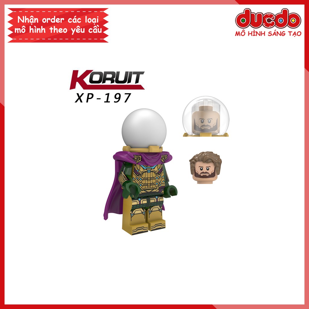 Minifigures các nhân vật Spider Man Far From Home - Đồ chơi Lắp ghép Xếp hình Mô hình Mini KORUIT KT1027