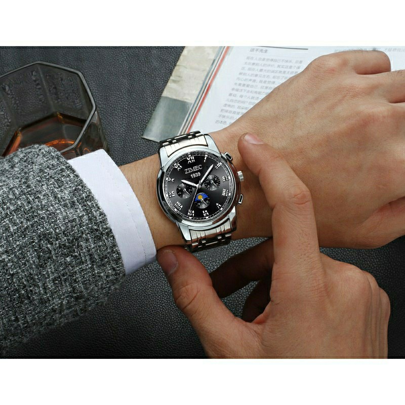 [GIÁ SỐC] Đồng hồ nam Zimec Chính hãng máy Japan siêu bền | BigBuy360 - bigbuy360.vn