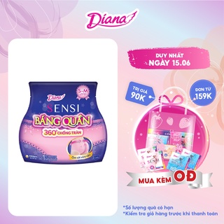 Băng vệ sinh dạng quần 360 độ Diana size SM 2 chiếc gói