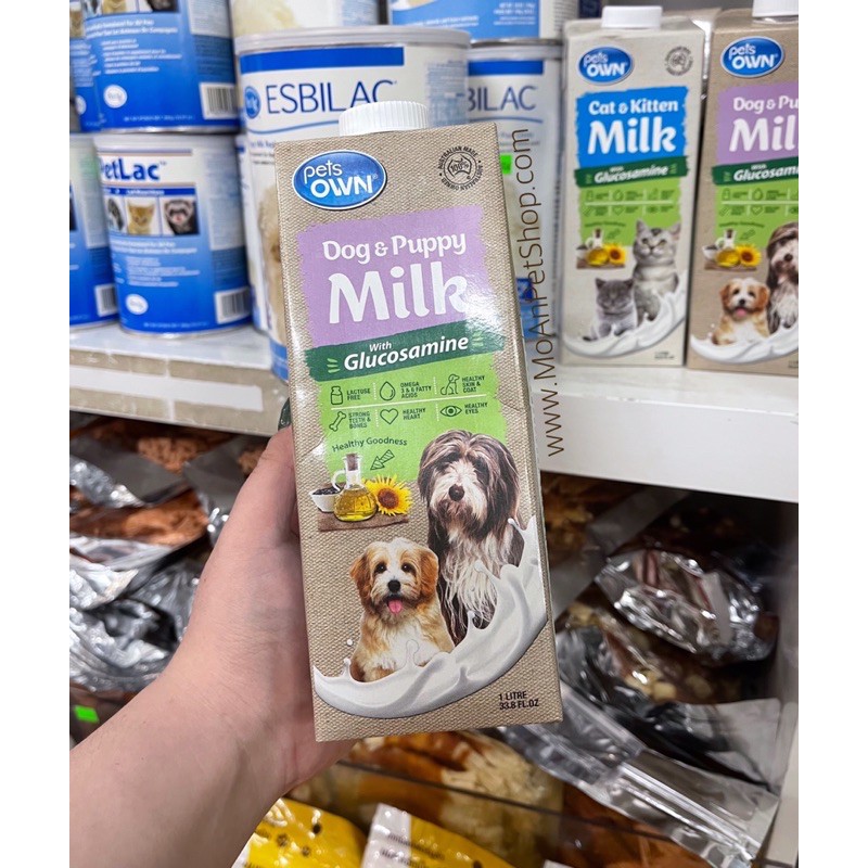 Sữa Tươi cho Cún &amp; Mèo Pets On Glucosamin Úc 1L
