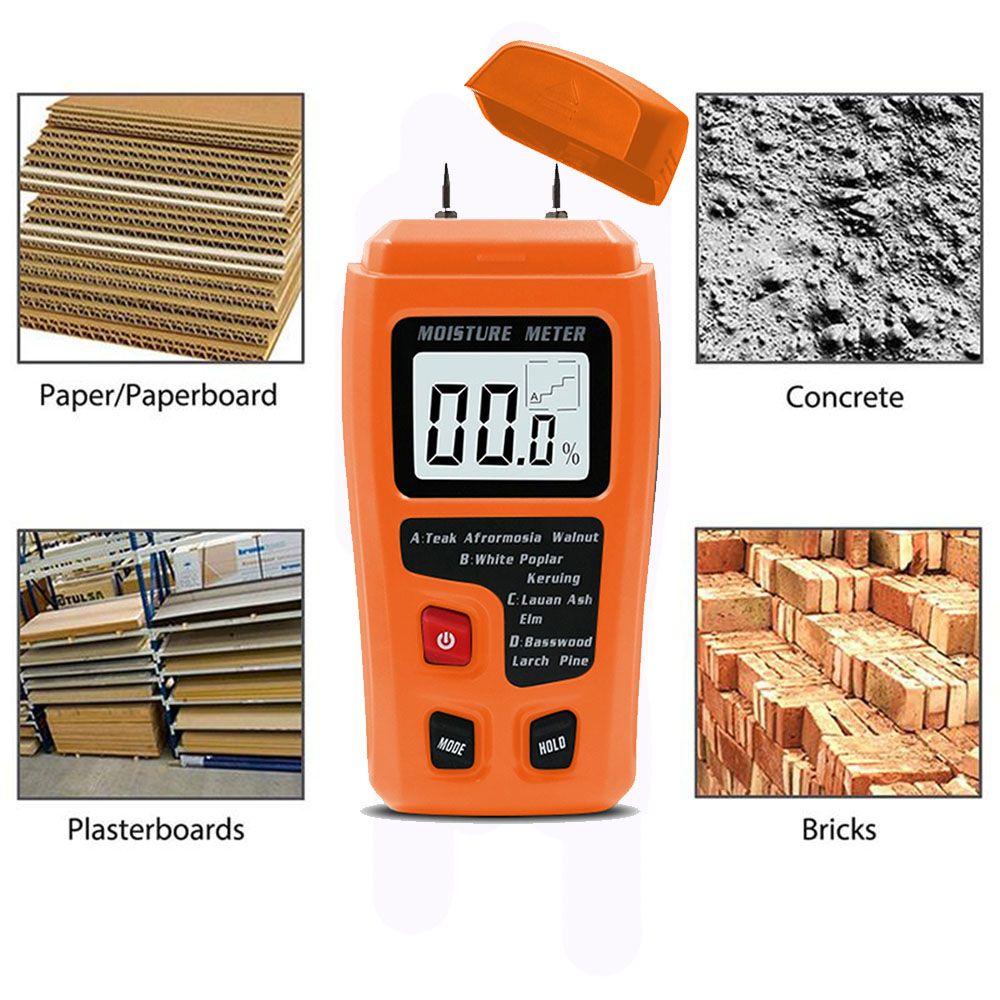 PINEVN Máy Đo Độ Ẩm 0-99.9% 2Pins Với Màn Hình LCD