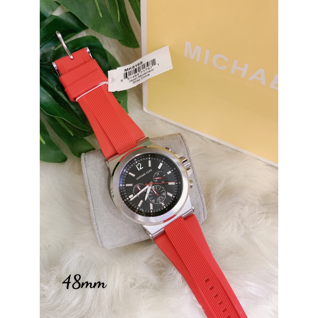Đồng Hồ Nam Michael Kors Dylan Chronograph , Dây Cao Su , Size 48mm