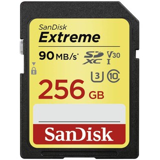 Thẻ nhớ SanDisk SDXC Extreme 256GB Class 10 90mb/s