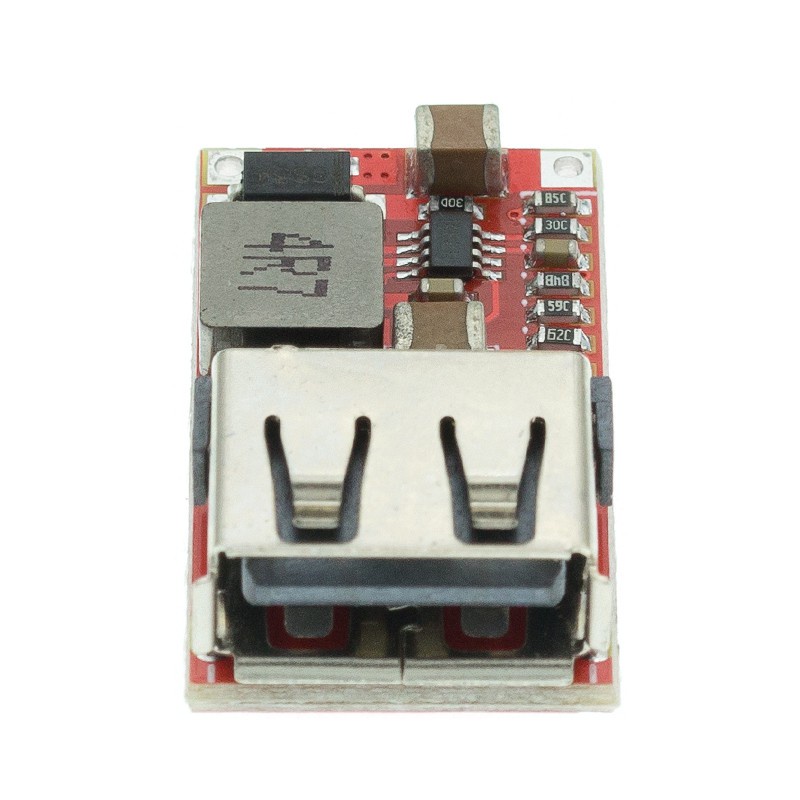 Mô Đun Hạ Áp 6-24V 24V 12V Sang 5V USB DC-DC Hiệu Quả 97.5% Dành Cho Xe Hơi