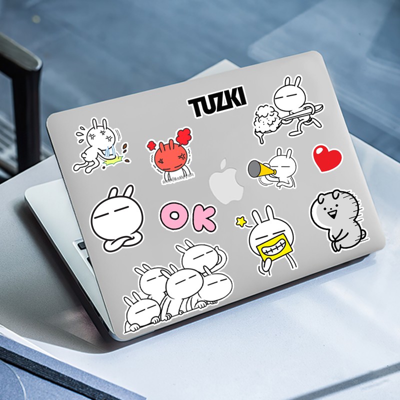 Sticker Tuzky Dán Mũ Bảo Hiểm Chống Nước | Decal Dán Laptop Cắt Sẵn Từng Hình Tại Azsticker | STK50