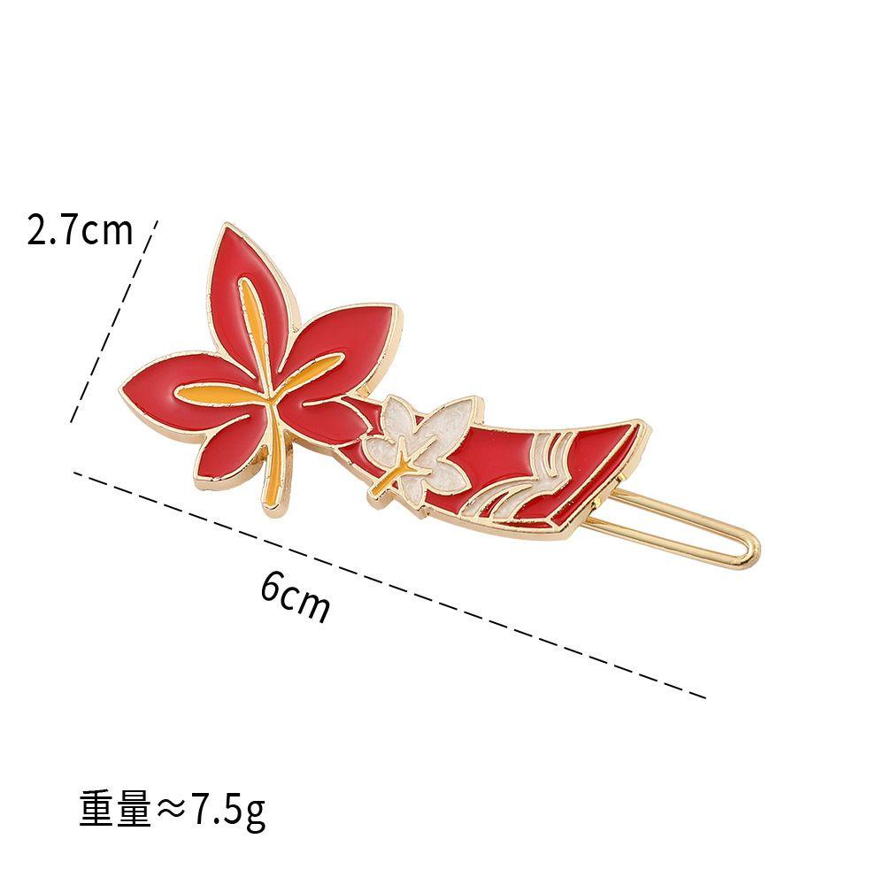 Kẹp Tóc Đính Hạt Hình Anime Gorou Kazuha Albedo Làm Quà Tặng Cho Bạn Gái