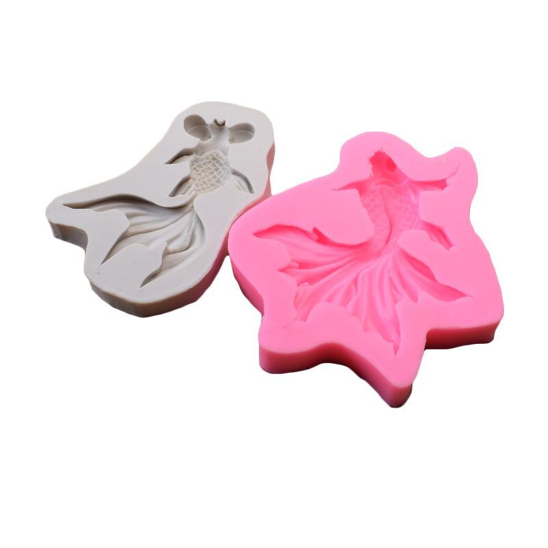 Khuôn rau câu 4D silicon Cá vàng