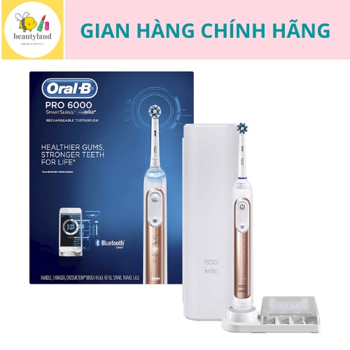 Bàn chải đánh răng điện Oral B Pro 6000 Smart Series - Sản xuất tại Đức