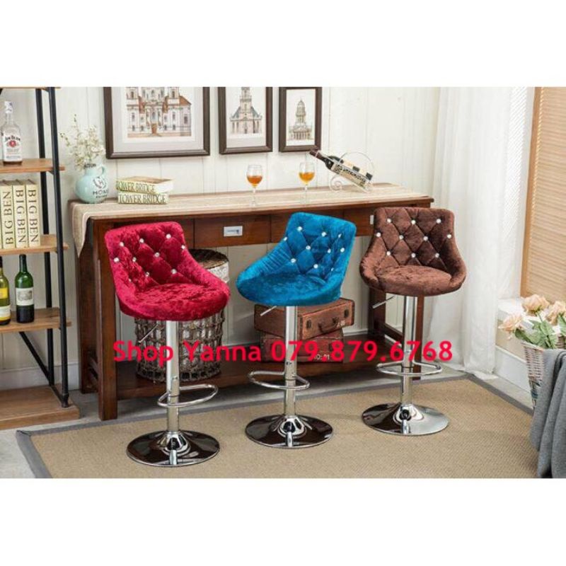 Ghế Quầy Bar Cao Cấp, Ghế Trang Điểm Makeup, Ghế Xoay, Ghế Lễ Tân Văn Phòng, Ghế Cafe