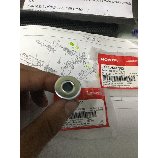 Khâu và cao su bắt pô : wave , Fu ...