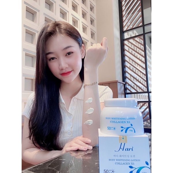 Kem dưỡng Body Hari Collagen whitening Collagen X5