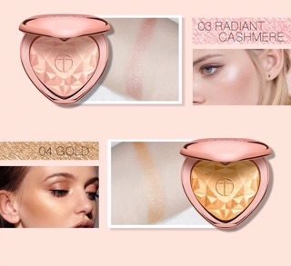 Phấn nén bắt sáng highlight  O.TWO.O trái tim