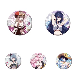 Huy hiệu IN HÌNH Honkai Impact game chibi xinh xắn