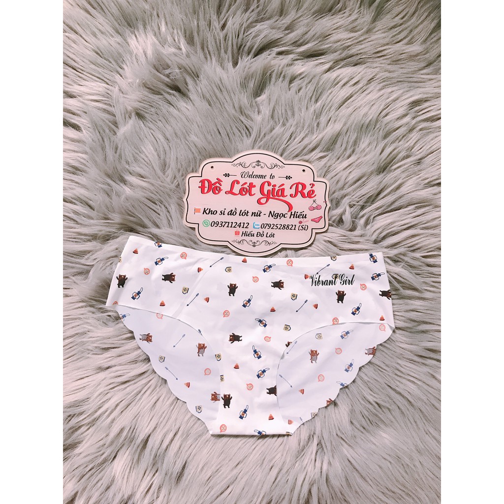 Combo 3 quần su viền sóng vibrant gril họa tiết xinh xắn - INBOX SHOP LỰA MẪU