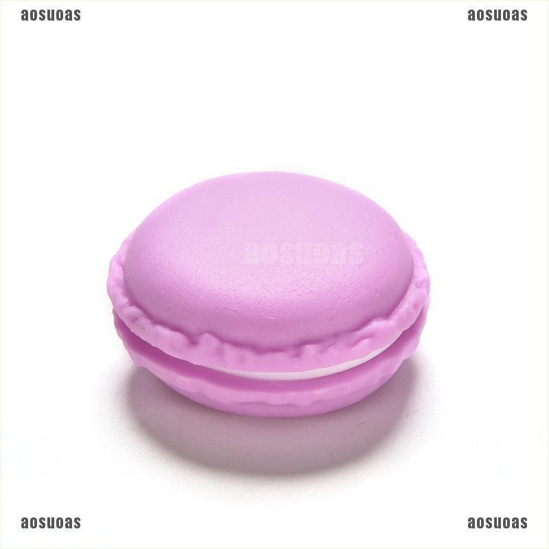Hộp Đựng Thuốc Mini Hình Bánh Macaron Màu Sắc Ngọt Ngào
