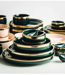 Bộ chén bát sứ 16 món nội địa trung