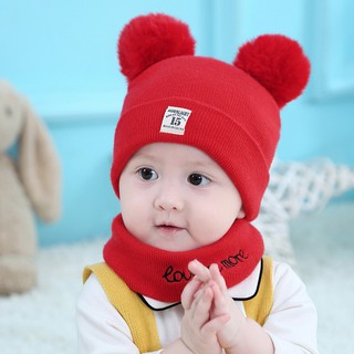 Set Mũ Len Khăn Len Cho Bé Từ 3 Tháng Đến 4 Tuổi.