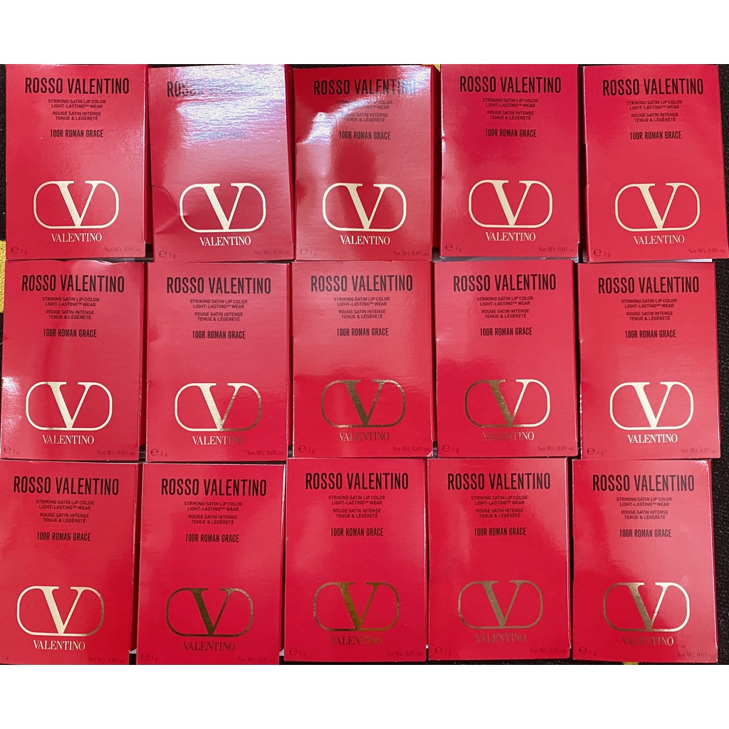 Son Rosso Valentino Satin Lipstick Mini 1g - 100r Roman Grace