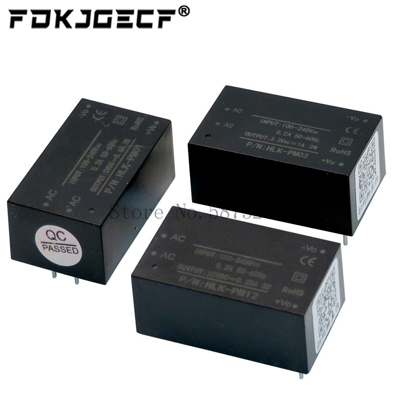 Mô Đun Chuyển Đổi Nguồn Điện HLK-PM01 HLK-PM03 HLK-PM12 AC-DC 220V Sang 5V/3.3V/12V