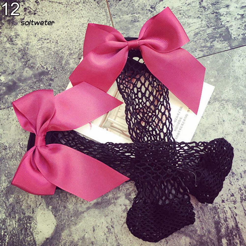 Vớ lưới đính nơ xinh xắn dành cho nữ