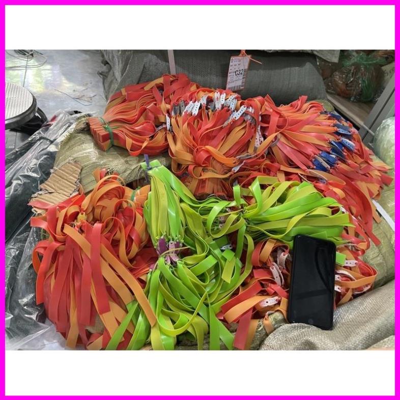 Dây ná cao su 2 lớp 1.0mm 1,2mm màu xanh vàng , đỏ cam