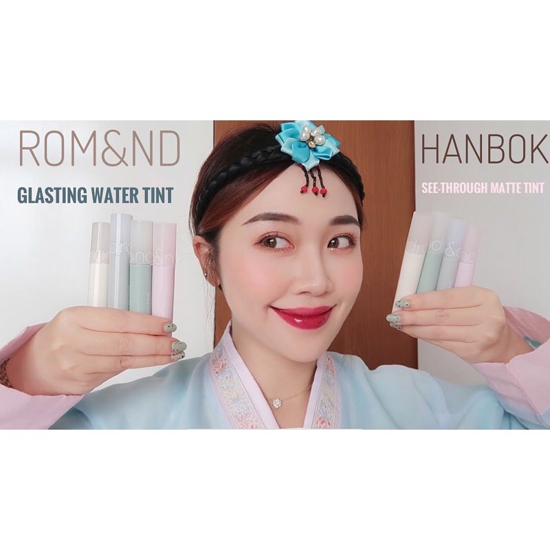 Son Kem Lì, Siêu Mịn Mượt Môi Romand See-Through Matte Tint