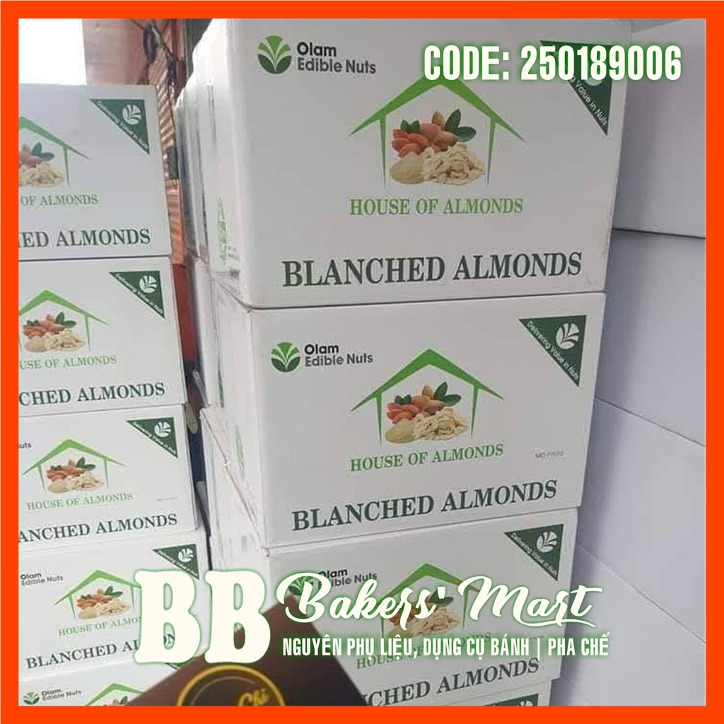 [Mã 77FMCGSALE1 giảm 10% đơn 250K] Hạnh nhân cắt lát OLAM - 1kg | BigBuy360 - bigbuy360.vn