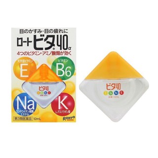Nhỏ mắt Rohto, bổ sung vitamin cho mắt