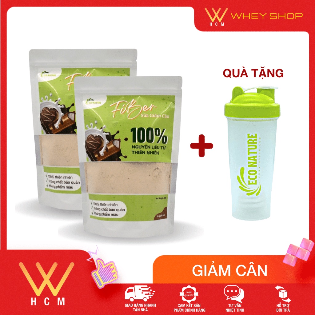 Sữa Giảm Cân FIBER 100% Nguyên Liệu Từ Thiên Nhiên (tặng bình 700ml)