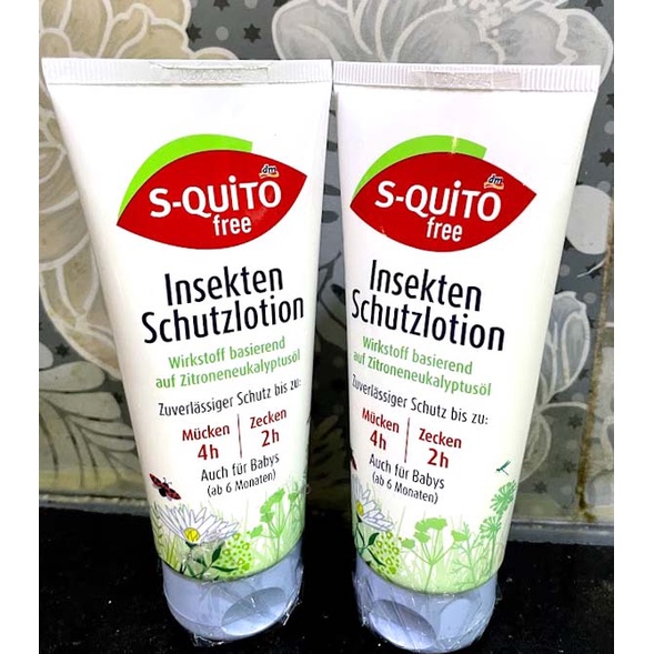 Kem Chống Muỗi Và Côn Trùng Cắn S-quito Free Cho Trẻ Sơ Sinh Và Trẻ Em, 100 ml