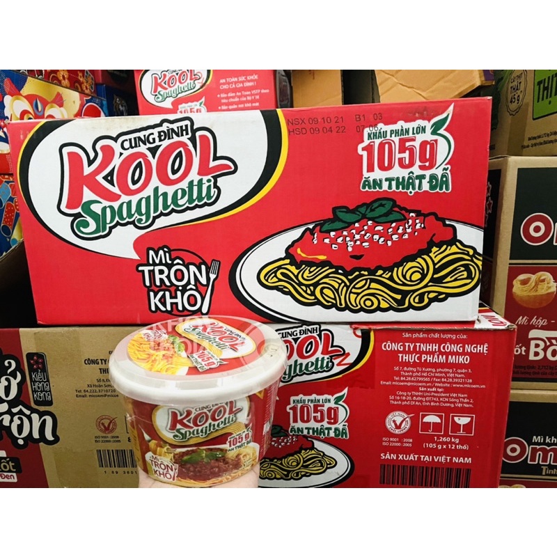 Mì tô trộn Kool - 1 thùng