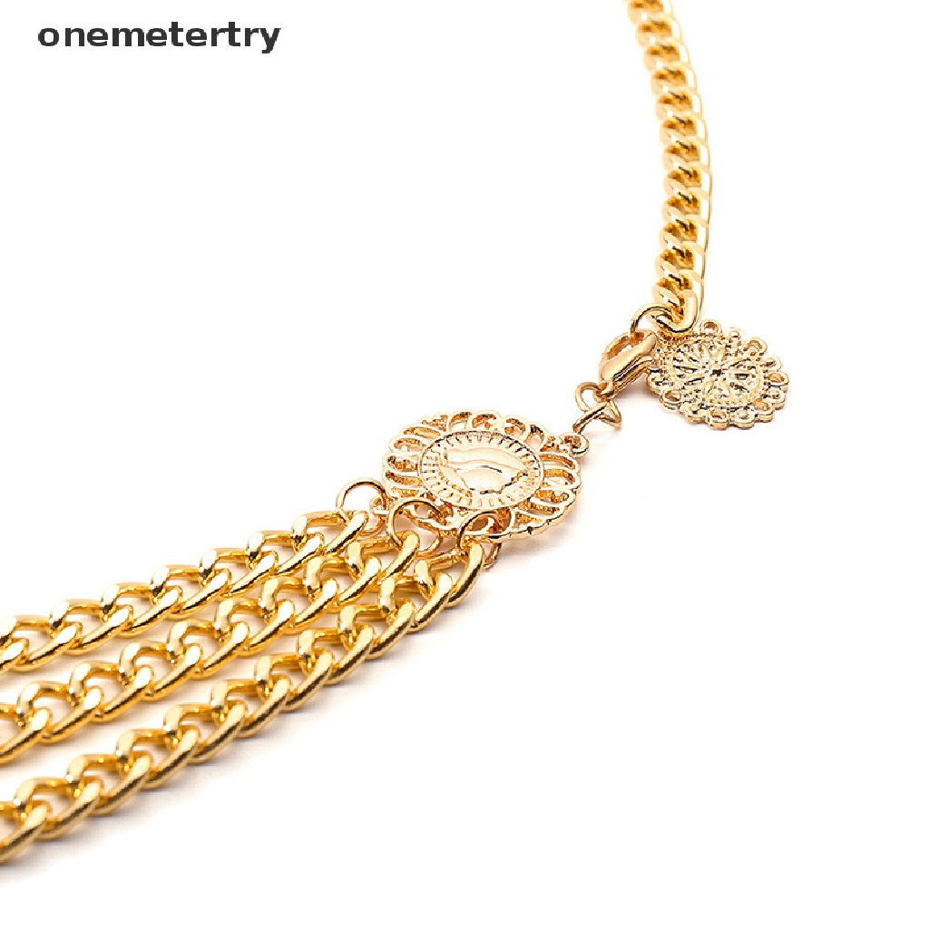 Thắt Lưng Dây Xích Kim Loại Mặt Đồng Xu Cổ Điển Cho Nữ | BigBuy360 - bigbuy360.vn