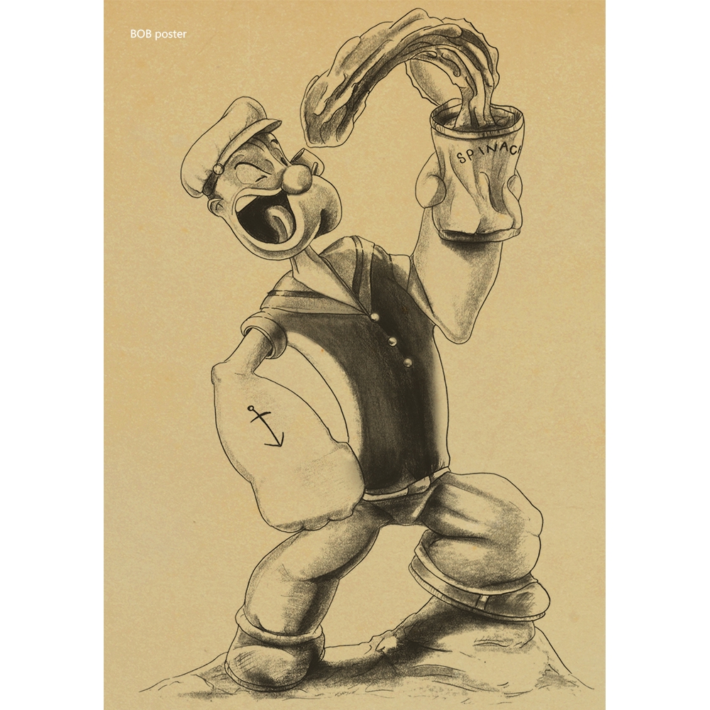 Poster Phim Thủy Thủ Mặt Trăng Phong Cách Cổ Điển