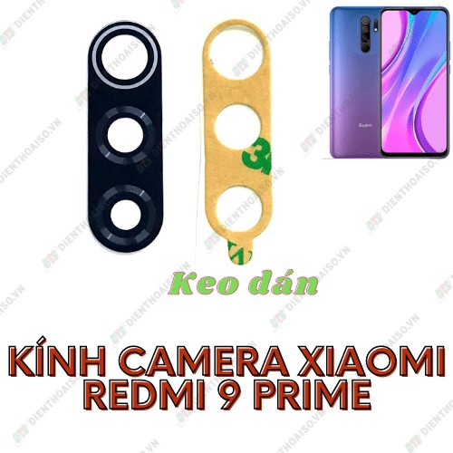 Kính camera sau dùng cho xiaomi redmi 9 prime