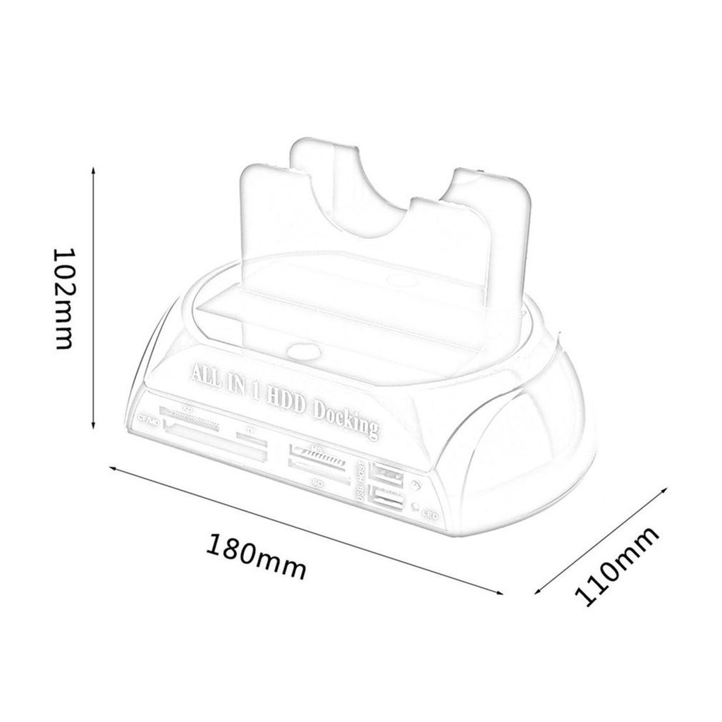 Đế Gắn Ổ Cứng Hdd Usb 2.0 2.5 / 3.5 Inch Ide Sata | BigBuy360 - bigbuy360.vn