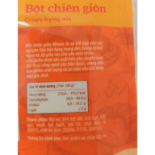 [Túi nhỏ 100g] BỘT CHIÊN GIÒN [VN] MIWON Crispy Frying Mix