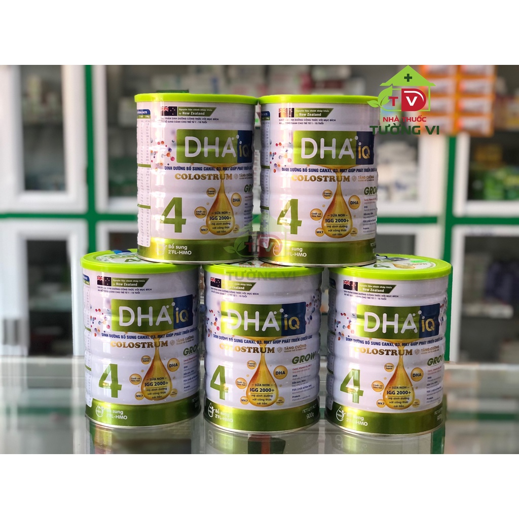 Sữa bột DHA IQ Grow Colostrum 4 - Giúp bổ sung Canxi, D3, MK7