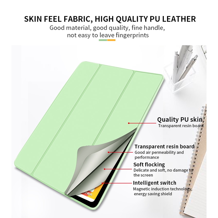 Bao da PU từ tính cho máy tính bảng Ipad Pro 11 2020 air 4 10.9 7th 8th 10.2 | BigBuy360 - bigbuy360.vn